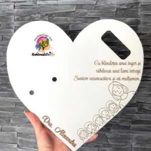 Inimă Siluete Gravate pentru Buchet Flori