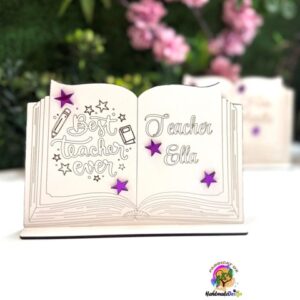 Plachetă Carte - Best Teacher Ever