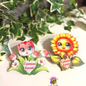 Flori Mărțișor cu magnet