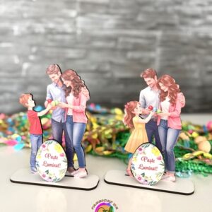 Plachetă Paște - Familie