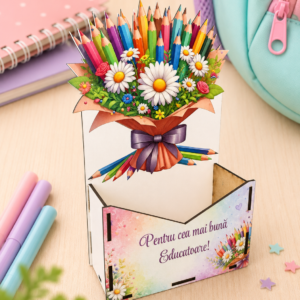 Cutie Buchet creioane colorate