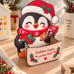 Cutie Sărbători magice - Pinguin