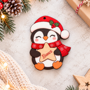 Decorațiune Pinguin cu nume